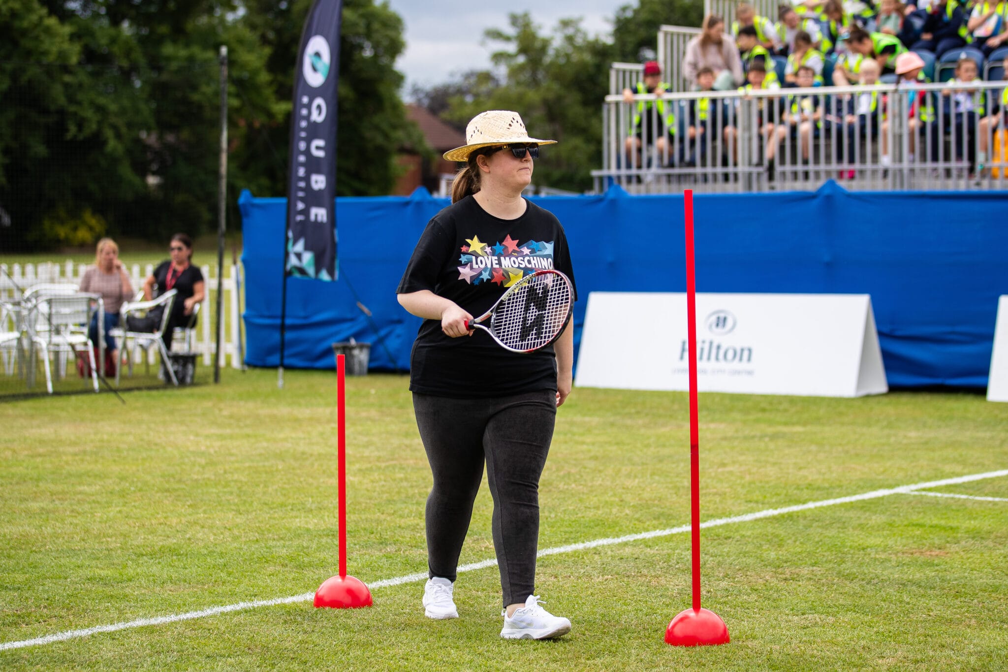 The Vibe community group showcase their skills on centre court